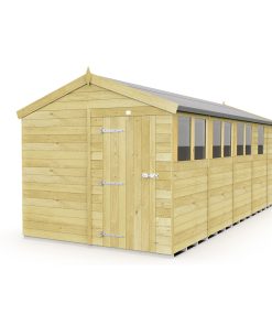8ft x 17ft Apex Shed