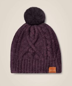 Ariat Beanie Womens Entwine Purple / Cream / Black