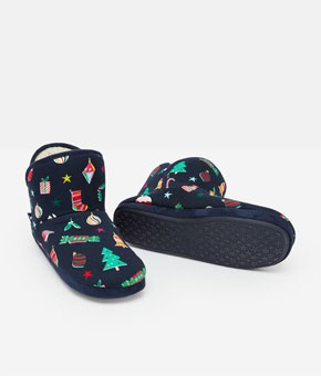 Joules Cabin Faux Fur Lined Slippers | Joules Slippers - Image 2