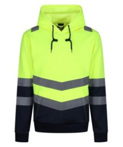 Regatta Hi-Viz Pro Over Head Hoodie Yellow M