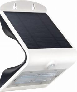 Luceco Solar Guardian Wall Light with PIR White 3.2watt