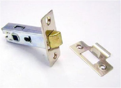 Tubular Latch 63mm Bolt Through Fix Nickel Plated (EACH) - Image 2