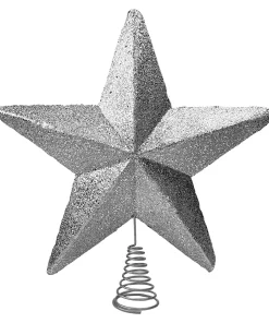59800 40cm Giant Star Tree Topper Silver