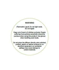 Reed Diffuser Label