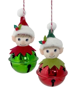 60473 Elf Bell Bauble 13cm