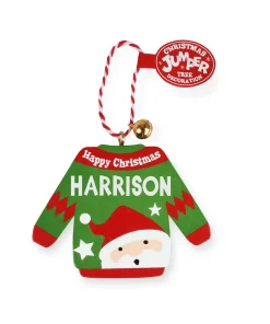 70H04040343 Personalised Christmas Jumper Harrison