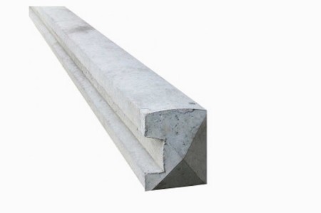 Concrete Fence Post End Slotted
