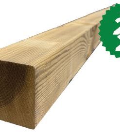 2400x95x95mm (88x88mm) Planed | Rounded Edge