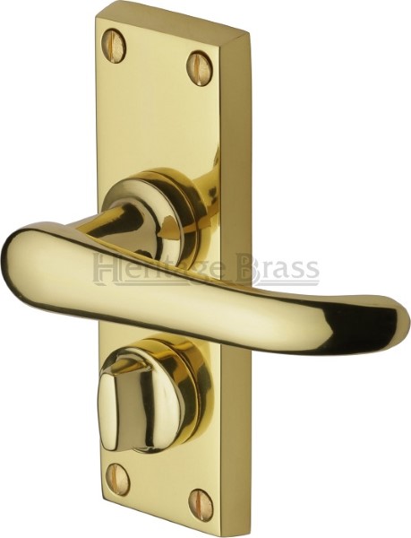 Windsor Lever Privacy Furniture 119x40mm P/brass (SET) - Image 2