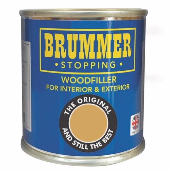BRUMMER Wood Filler Light Oak 250g (EACH) - Image 2