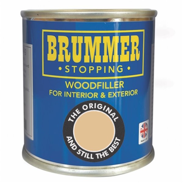 BRUMMER Wood Filler Light Walnut 250g (EACH) - Image 2