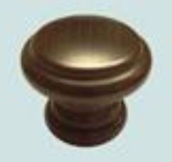Edwardian Knob 39mm Dia M4 Beech Walnut (EACH)