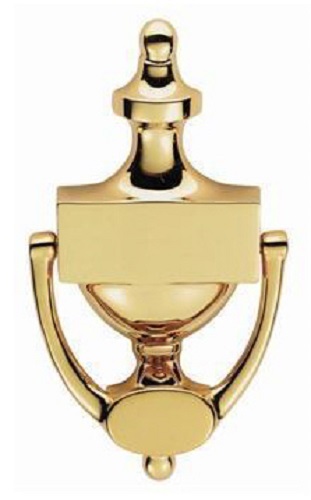 Door Knocker Urn 200mm Victorian Polished Brass (EACH)