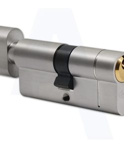 ASEC VT10030 Euro Cylinder & Turn 74mm NP/PB (EACH)