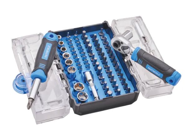 FAITHFULL Screwdriver Bit & Socket Set 78pc (SET) - Image 2