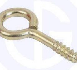 Screw Eye 12×0 Brass Plated (EACH)