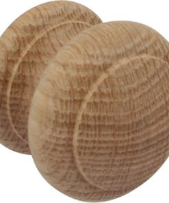 HAFELE 195.76.403 Knob 44mm Dia Unfinish Oak Std2 M4 (EACH)