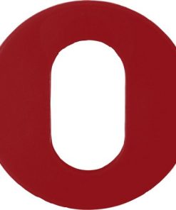 HEWI Escutcheon Oval (52×9) Ruby Red Nylon (PAIR)