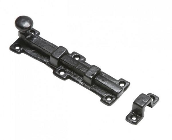 KIRKPATRICK 1155 6 Door Bolt 6 Antique Black (EACH) - Image 3