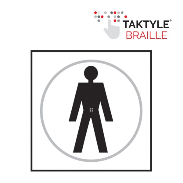 Male Sign Tactile 150×150 (EACH)