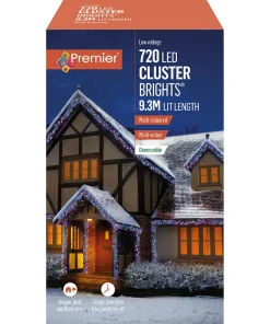 LV162175M 720 Multi Action LED Cluster with Timer Multi Colour