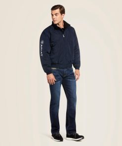MENS STABLE TEAM JACKET NAVY