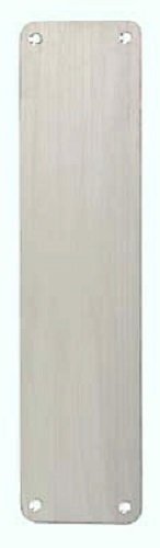 Push Plate 500x100mm Radius corner stainless steel (EACH) - Image 2