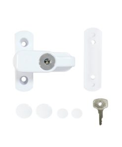 Upvc Window/door Jammer Lockable White (EACH)