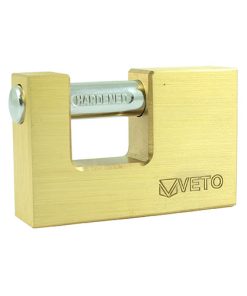 Timco Rectangular Brass Padlock 75mm