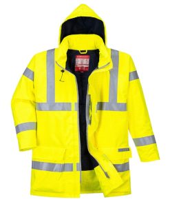 Bizflame Rain Hi-Vis Anti-Static FR Jacket