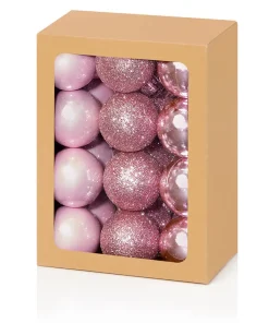 TD126187DUP 24 x 30mm Pink Multi Finish Balls