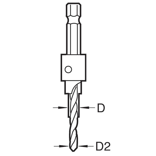 TREND SNAPPY SNAP/CB/3TC Tc Counterbore 4.75mm x 12.7mm (EACH) - Image 3