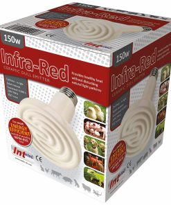 INTELEC DULL EMITTER CERAMIC INFRA-RED HEAT BULB