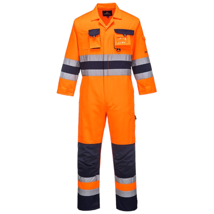 Nantes Hi-Vis Contrast Work Coverall - Image 3