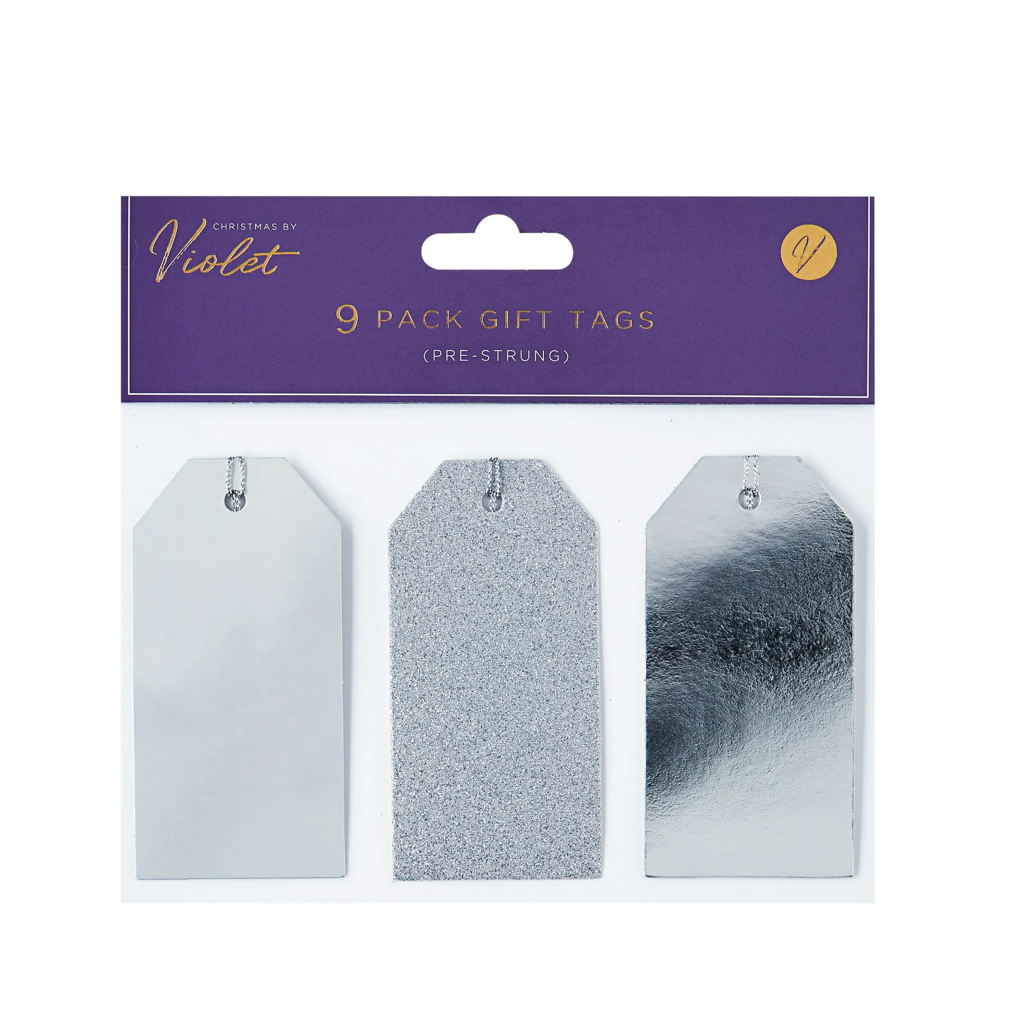 XBV-SV-9GGT 9 Pack Silver Tags 100 x 50mm - Image 2