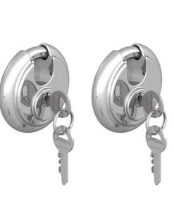 Discus Padlock | 2¾” 70mm Stainless Steel | Pack of 2