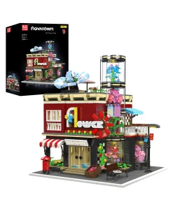 Mould King 16056 NovaTown Flower Shop House Building Brick Model 2291pcs