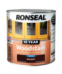 Ronseal 10 Year Walnut Woodstain Satin 750ml