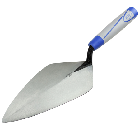 Rose 11” Wide London Brick Trowel with ProForm® Soft Grip Handle